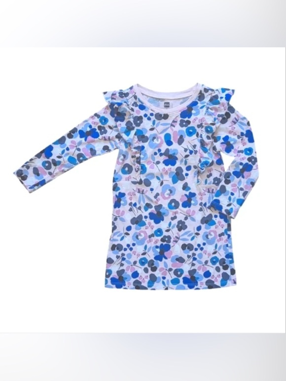 Tea Collection Ruffle Sleeve A-line Floral Print Dress size 2